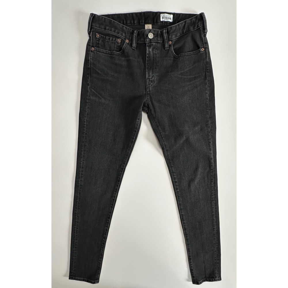 RRL Ralph Lauren Skinny Jeans Faded Black Denim Sony Studios Prop Size 27 x 29